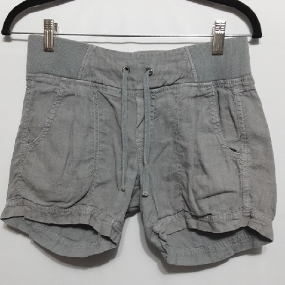 Athleta High Waist Gray Shorty Shorts